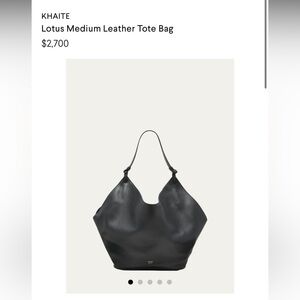 Khaite medium “lotus” tote